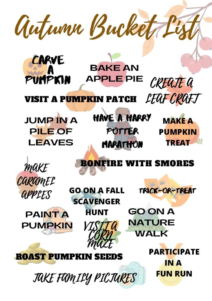 Fall Bucket List You Can Complete With The Family - A Mom and Her Joys